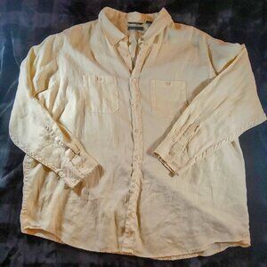 Cubavera 100% linen shirt Size 3x